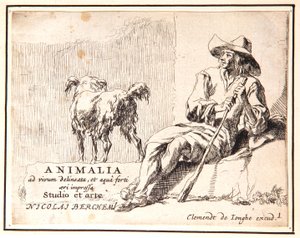 Shepherd and Dog by Nicolaes Pietersz. Berchem